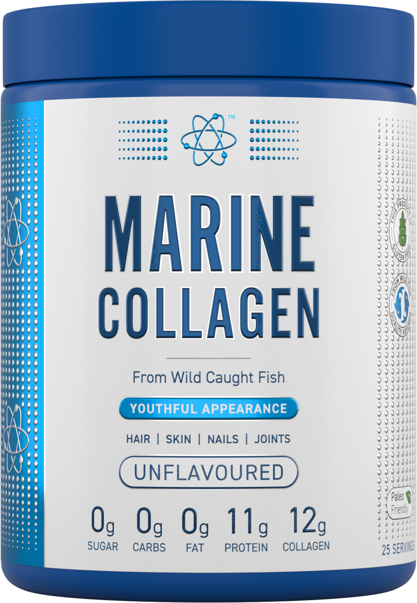 APPLIED NUTRITION MARINE COLLAGEN (25servings, Free shaker)