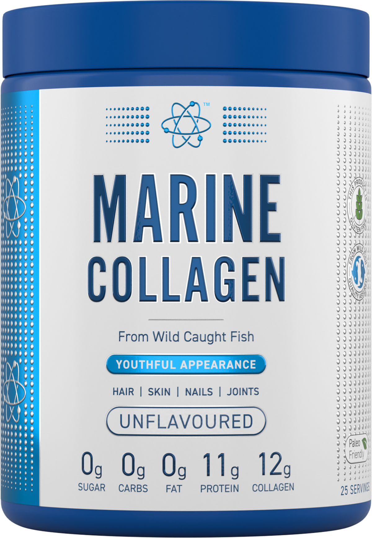 APPLIED NUTRITION MARINE COLLAGEN (25servings, Free shaker)