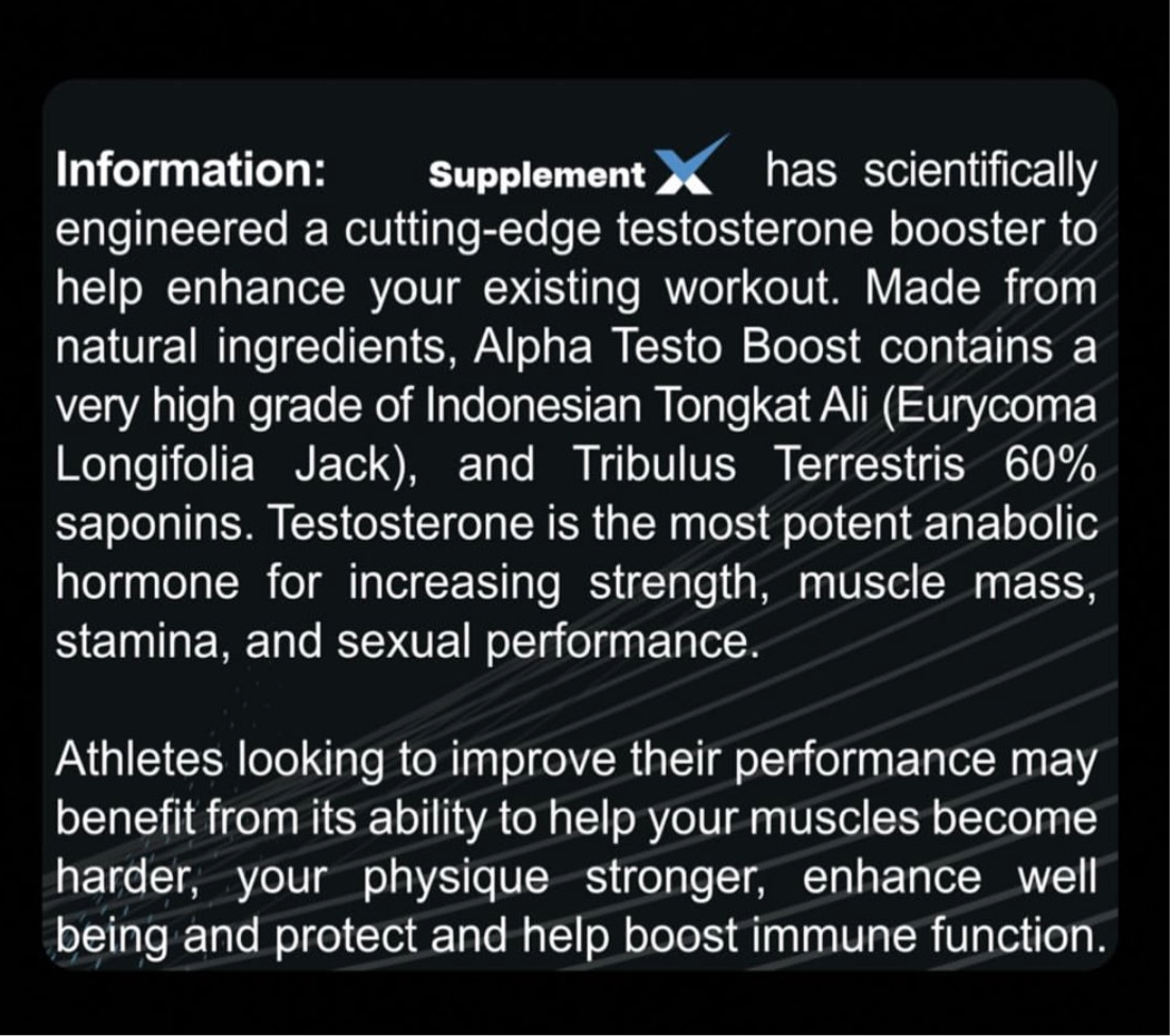 ALPHA TESTO BOOST (90 caps)