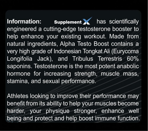 ALPHA TESTO BOOST (90 caps)