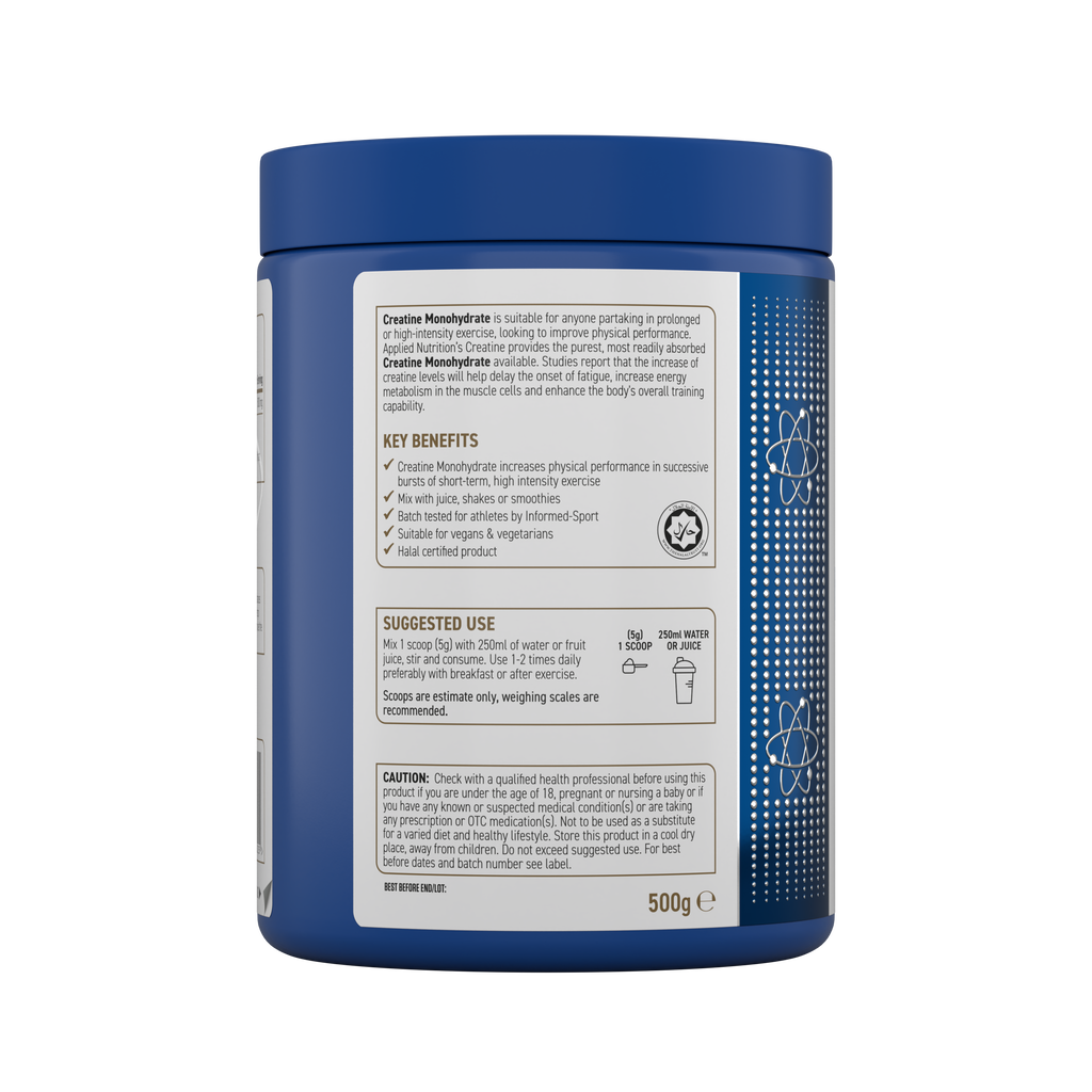 CREATINE MONOHYDRATE UNFLAVOURED