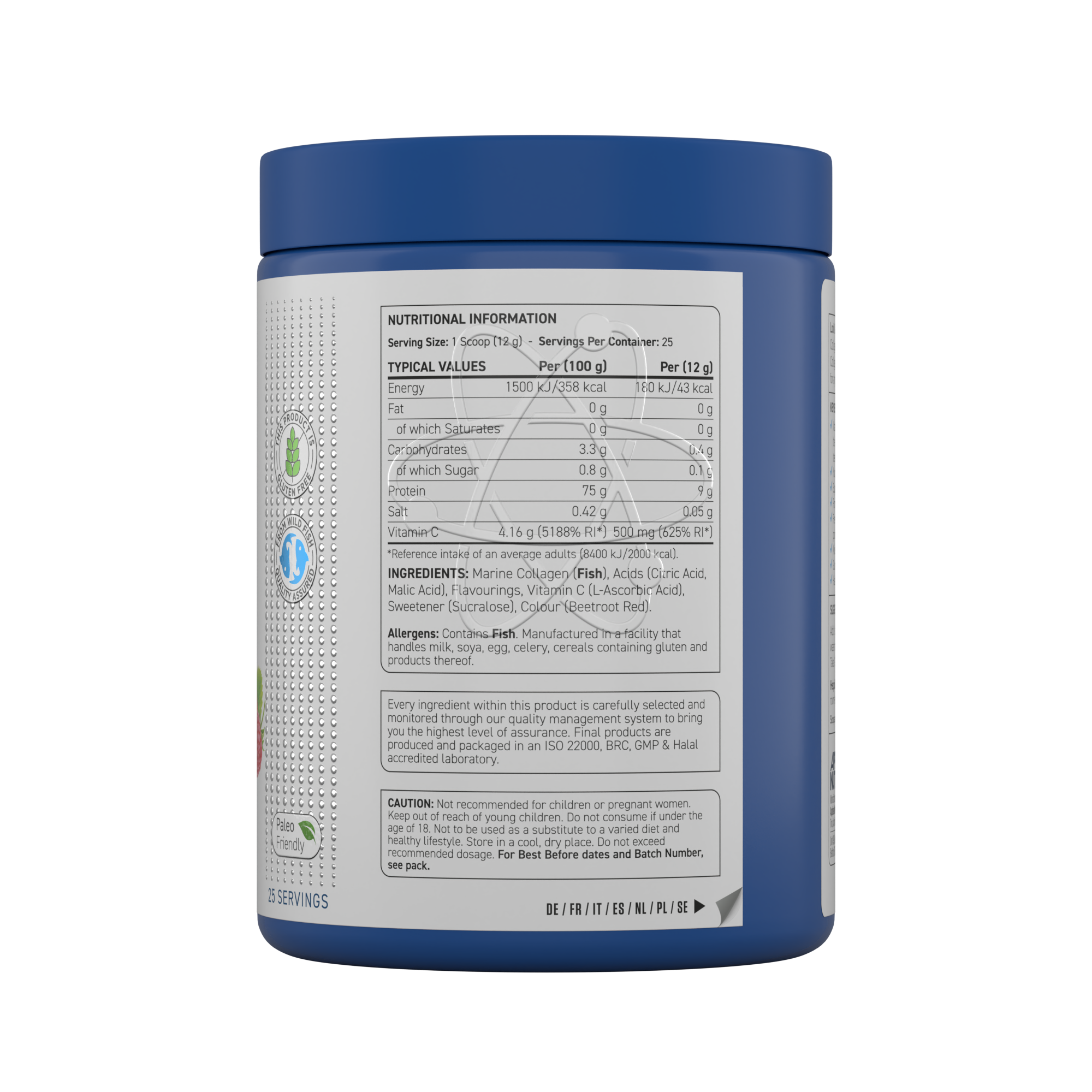 APPLIED NUTRITION MARINE COLLAGEN (25servings, Free shaker)