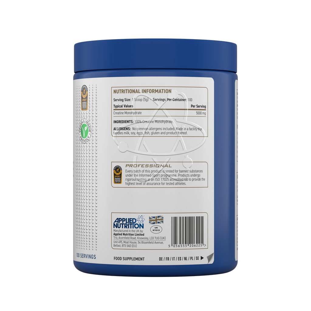 CREATINE MONOHYDRATE UNFLAVOURED