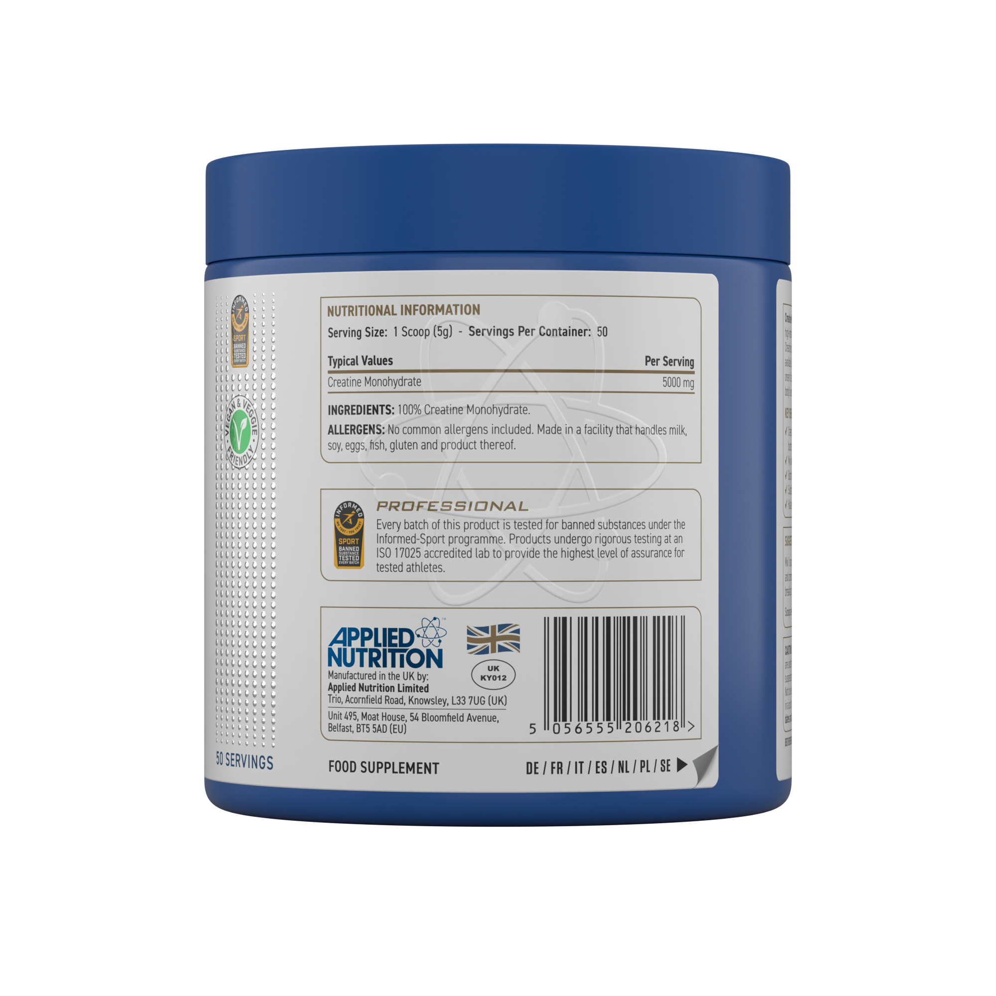 CREATINE MONOHYDRATE 250G