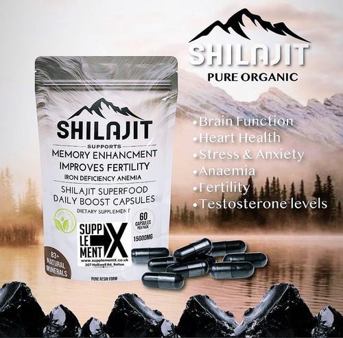 100% PURE SHILAJIT (60caps) 1500mg