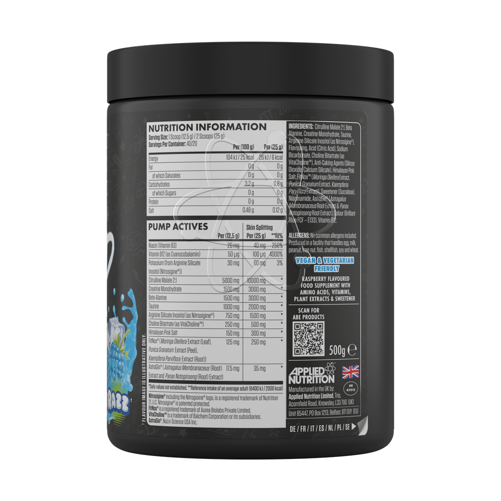 ABE Pump - Zero Stim Pre-Workout (500g)