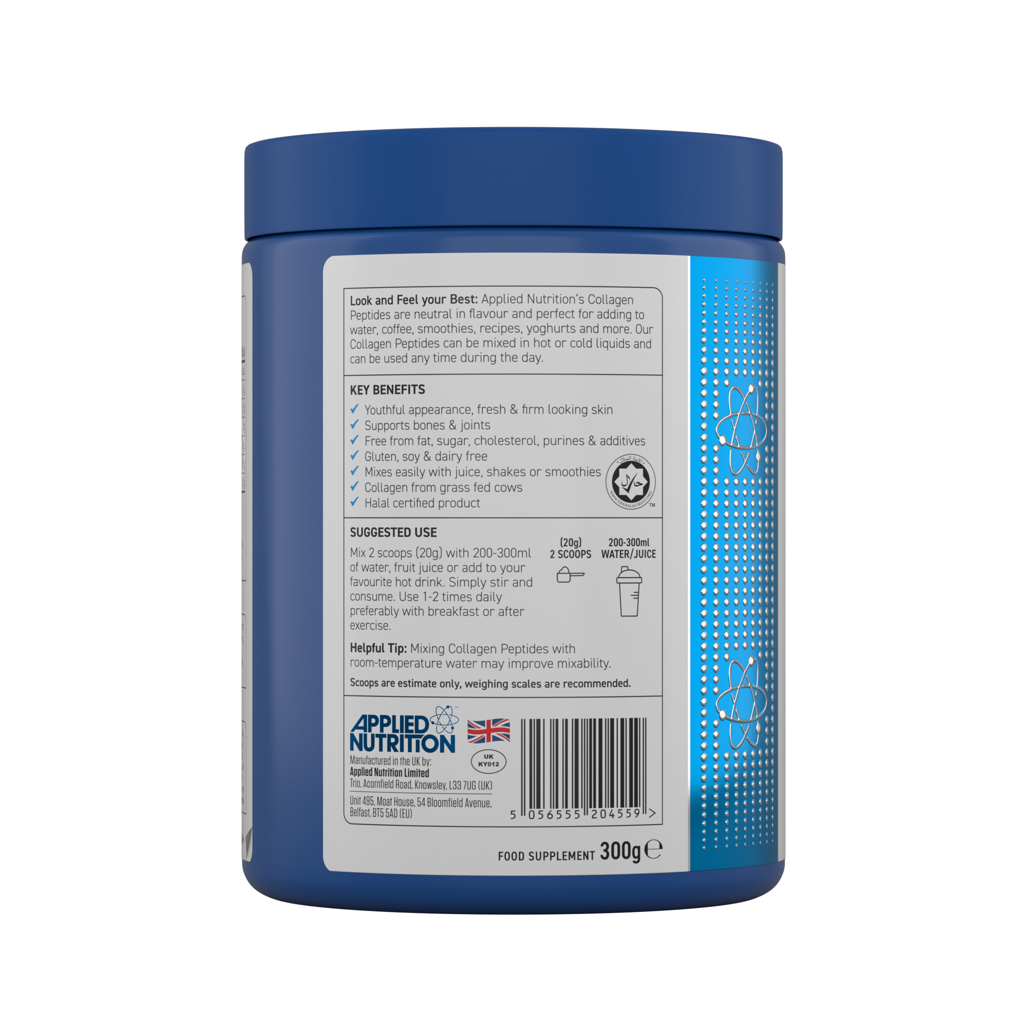 APPLIED NUTRITION COLLAGEN PEPTIDES (Free shaker)