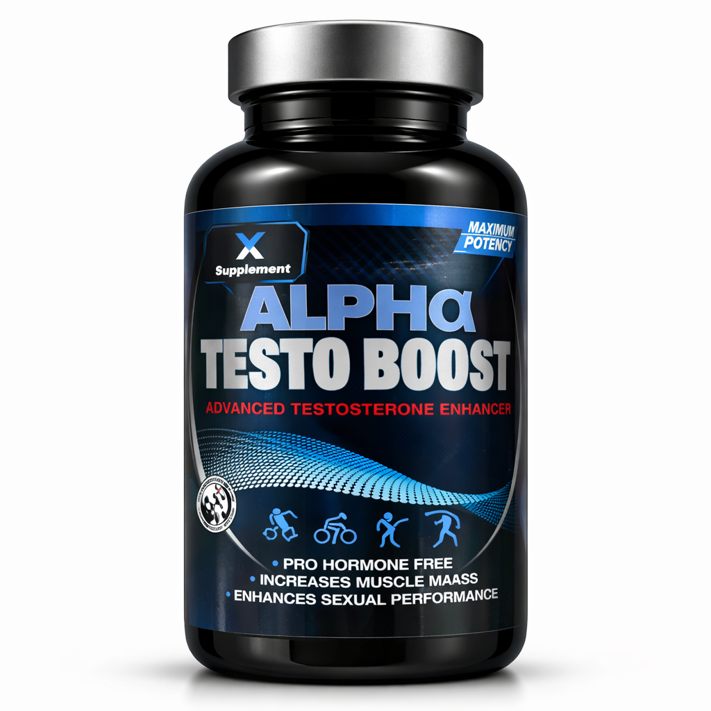 Alpha Testo Boost- Natural Testosterone & Performance Support (90 Capsules)