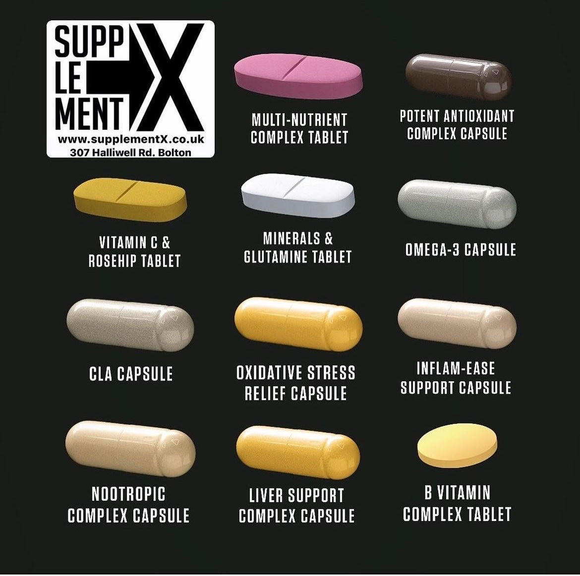 BLACK STAK - THE ULTIMATE HEALTH PACK (30 PACKS IN EACH TUB)