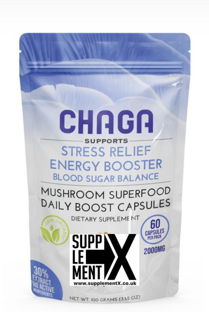 CHAGA MUSHROOM CAPSULES (60)