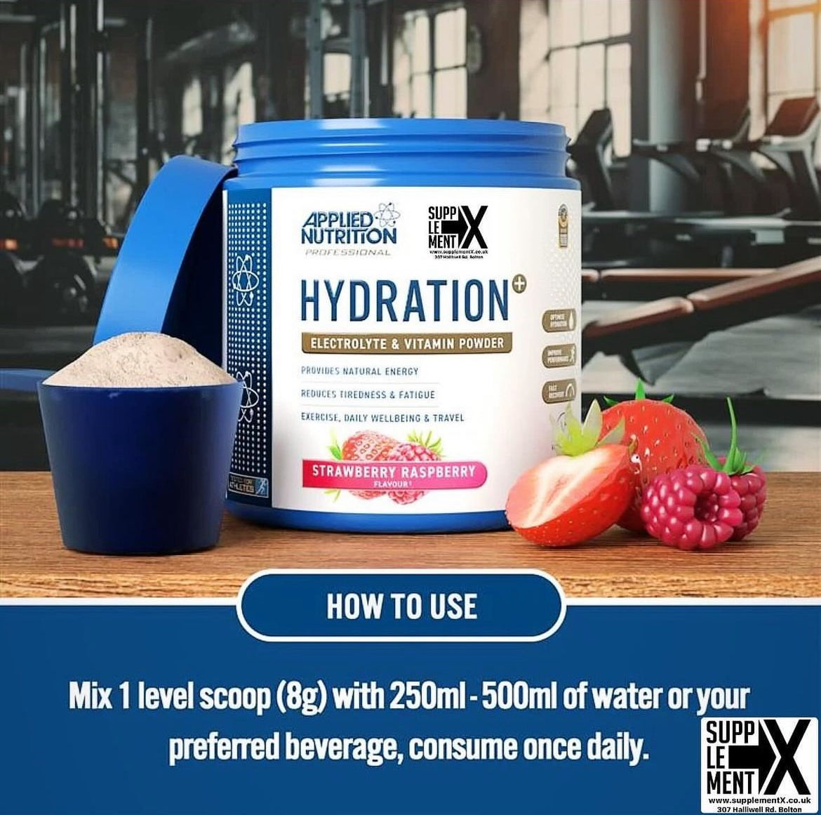 APPLIED NUTRITION HYDRATION+ COMPLETE ELECTROLYTE & VITAMIN POWDER