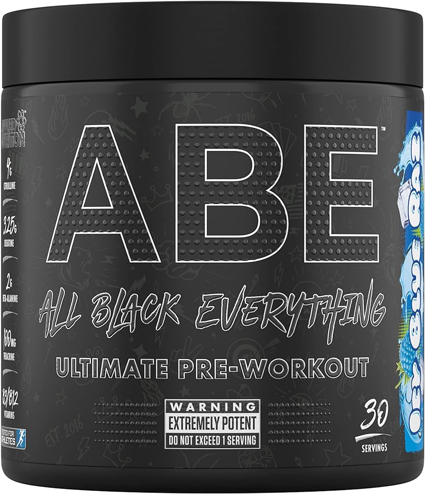 ABE PRE-WORKOUT ALL BLACK EVERYTHING
