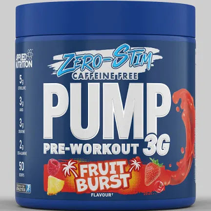 APPLIED NUTRITION PUMP 3G CAFFEINE FREE PRE WORKOUT  375G