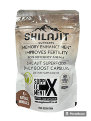 100% PURE SHILAJIT (60caps) 1500mg