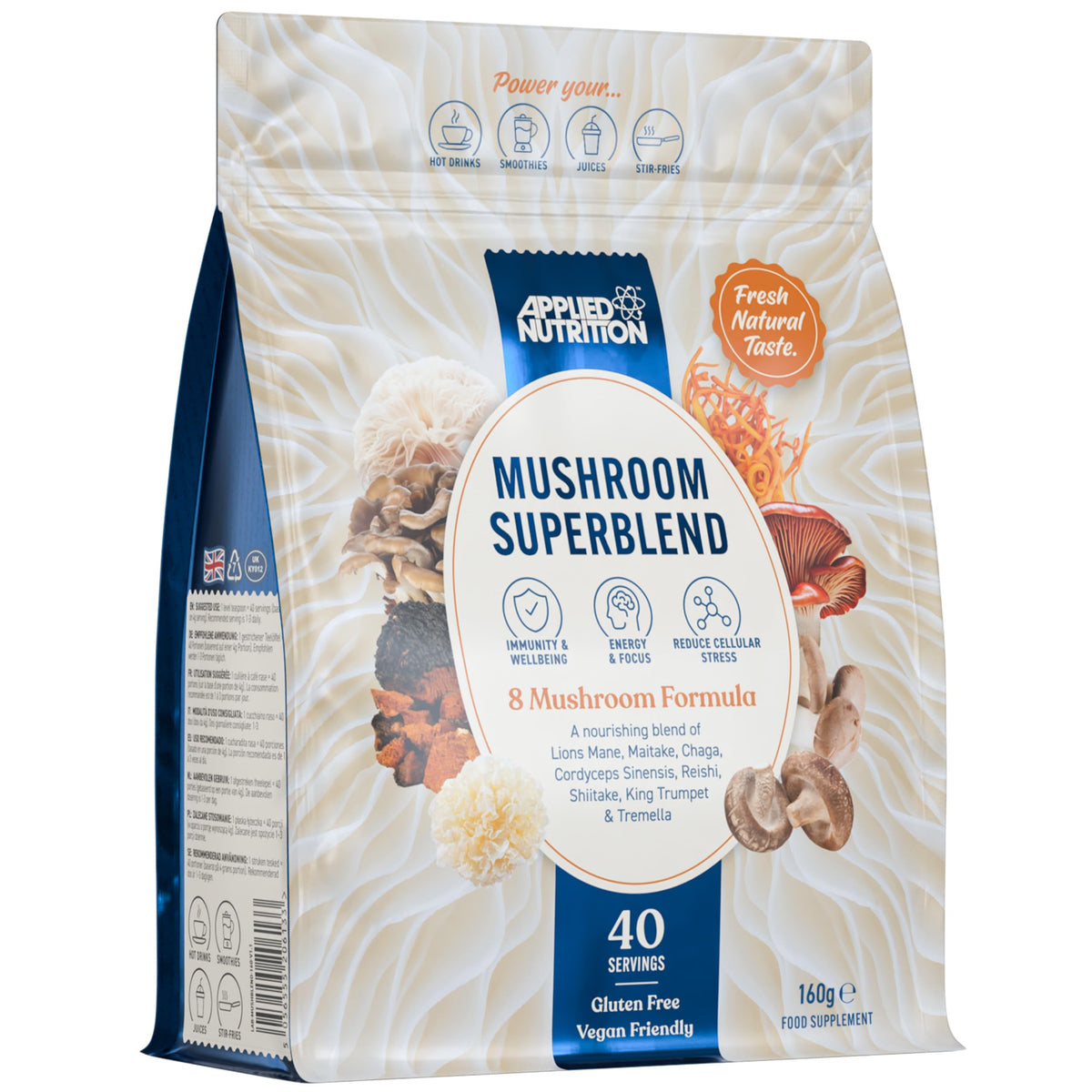 APPLIED NUTRITION MUSHROOM SUPERBLEND 160G