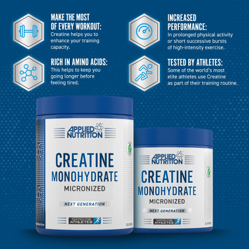 APPLIED NUTRITION CREATINE MONOHYDRATE UNFLAVOURED