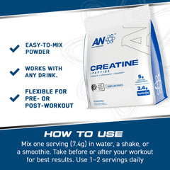 APPLIED NUTRITION CREATINE MONOHYDRATE +PEPTIDE (60servings)