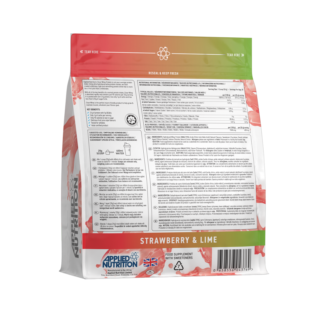 APPLIED NUTRITION CLEAR WHEY PROTEIN