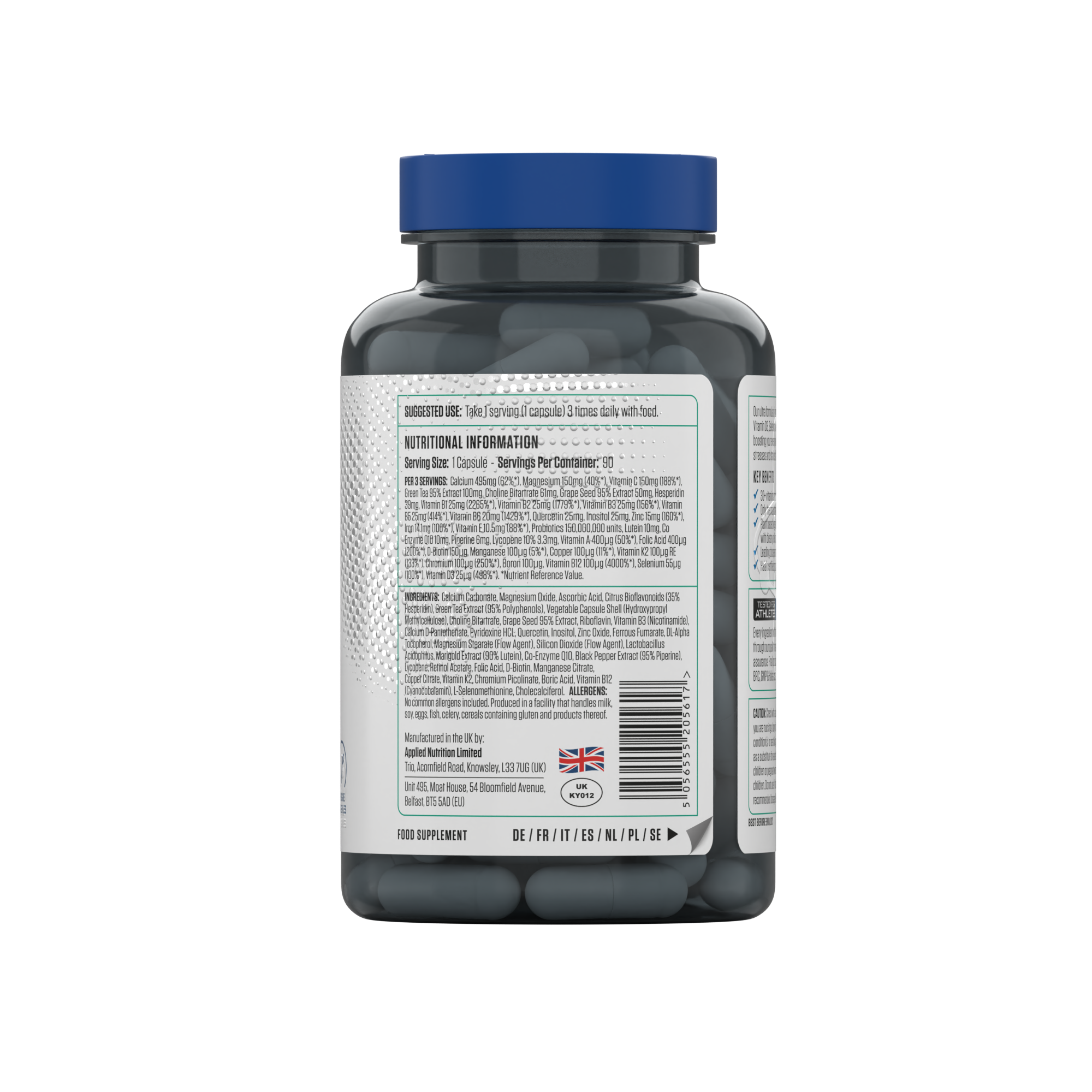 APPLIED NUTRITION MULTI-VITAMIN COMPLEX 90 CAPSULES