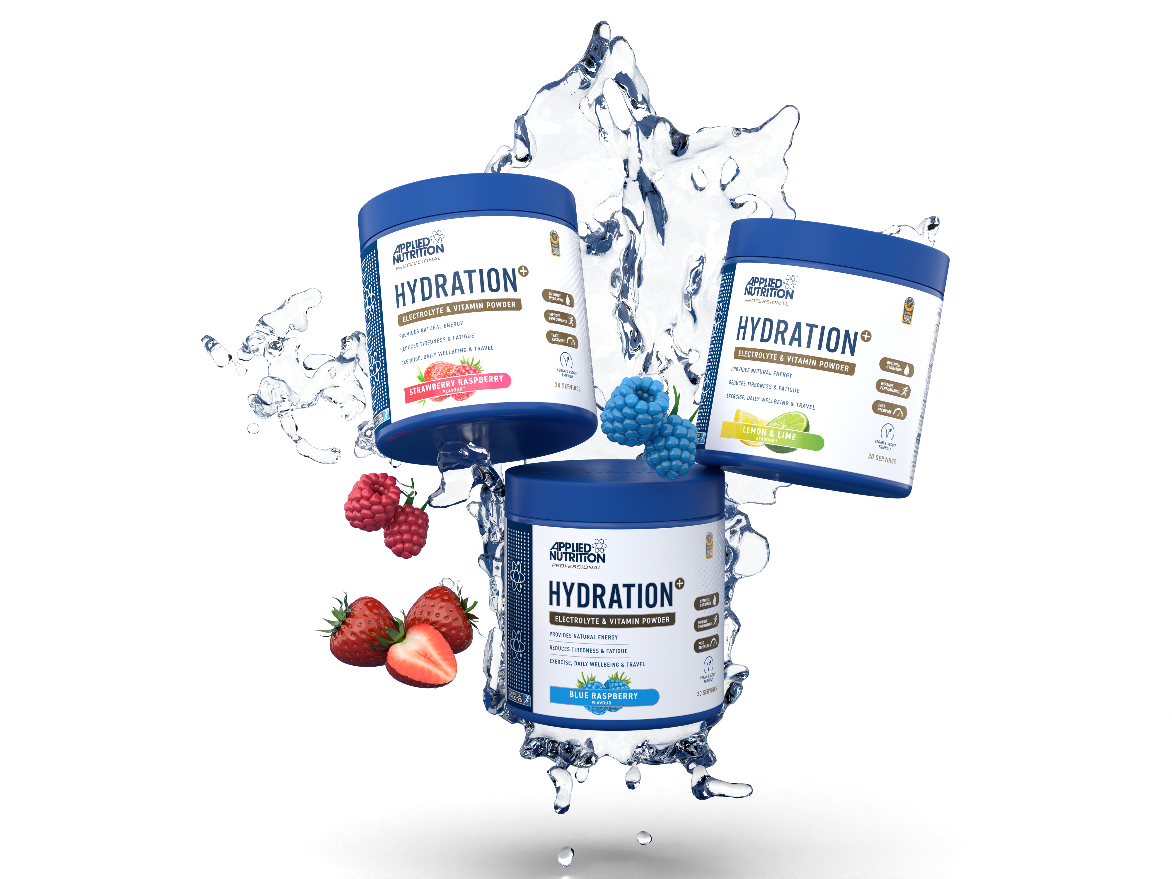 Hydration+ complete electrolyte and vitamin powder 240g (30servings)
